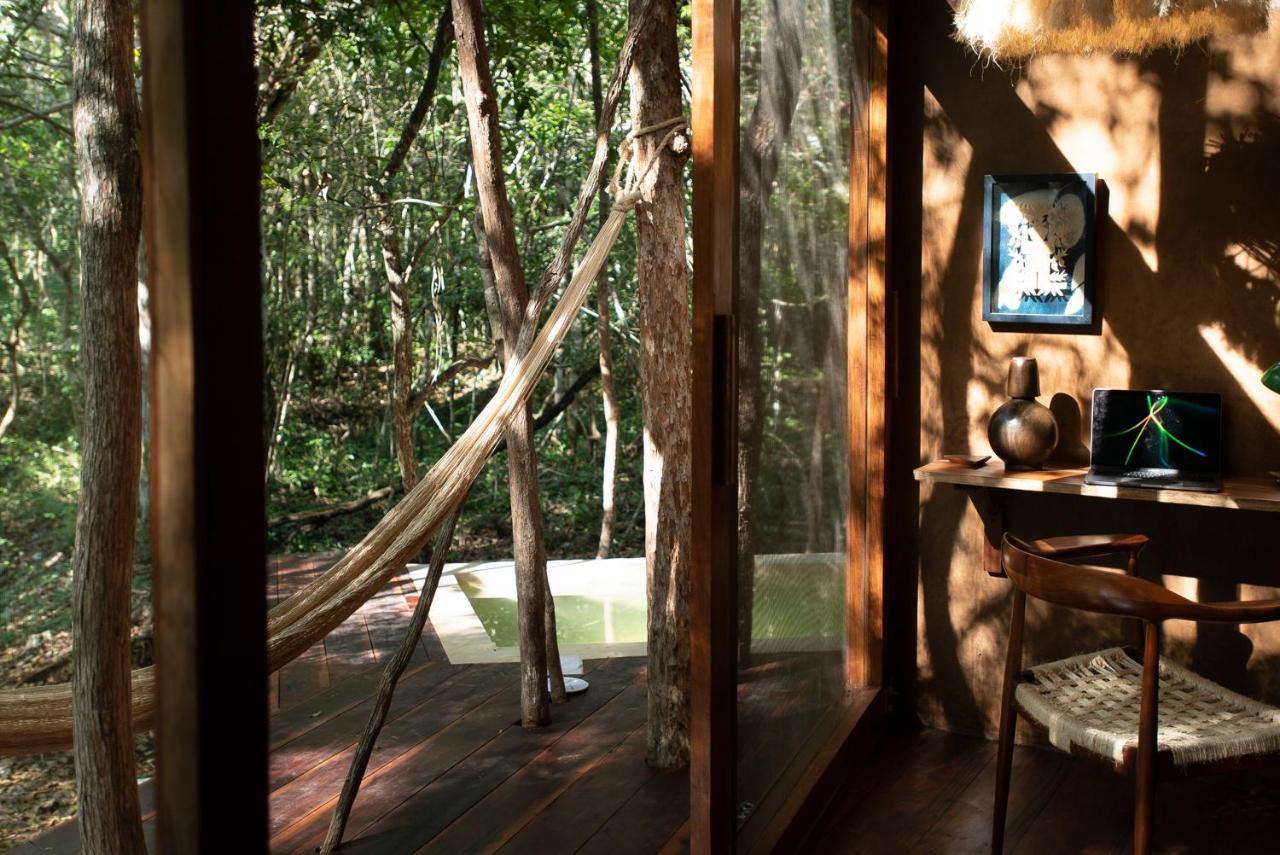 Ojo De Arbol, Boutique Cabin In The Real Jungle Tulum Eksteriør billede