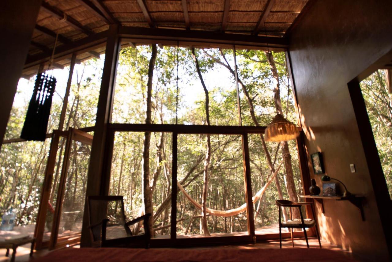 Ojo De Arbol, Boutique Cabin In The Real Jungle Tulum Eksteriør billede