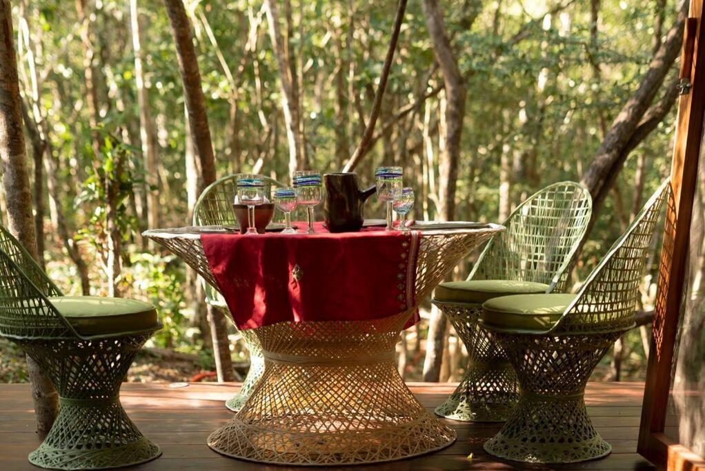 Ojo De Arbol, Boutique Cabin In The Real Jungle Tulum Eksteriør billede